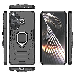 Htdmobiles Coque pour Xiaomi Redmi Turbo 3 5G et Poco F6 5G - housse etui rigide anti choc + film ecran - NOIR