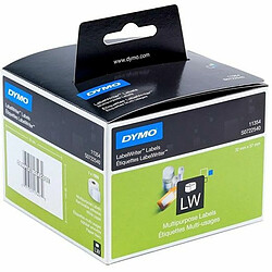 Rouleau d'Étiquettes Dymo 32 x 57 mm Noir Blanc 1000 Pièces (6 Unités)