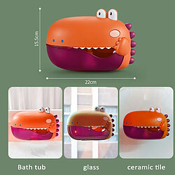 Universal Bébé vomisseur automatique jouet de bain électrique dinosaure machine à bulles dinosaure fabricant de bulles de salle de bain jouet de douche pour enfants pas cher