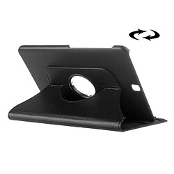 Wewoo Housse Étui noir pour Samsung Galaxy Tab S2 9,7 Litchi Texture 360 degrés rotation en cuir avec support multifonctionnel