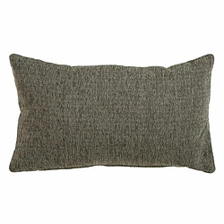 BigBuy Home Coussin Polyester Coton Gris 50 x 30 cm