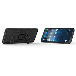 Wewoo Coque Housse de protection antichoc PC + TPU pour HuP Smart (2019), avec support d'anneau magnétique (noir) pas cher