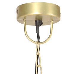 Avis vidaXL Lampe suspendue industrielle vintage 25 W Laiton Rond 31 cm E27