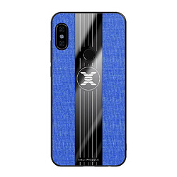 Wewoo Coque Souple Pour Xiaomi Redmi Note 5 XINLI étui en TPU antichoc Texture Bleu