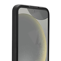 Hama Coque de protection pour Samsung Galaxy S24+ (coque de protection arrière élégante, résistante aux chocs, aux rayures, souple, fine, surface douce, compatible avec le chargement sans fil) noir pas cher