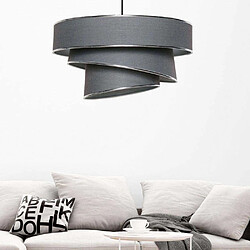 Hanah Home Suspension en métal et coton Couper anthracite, argent.