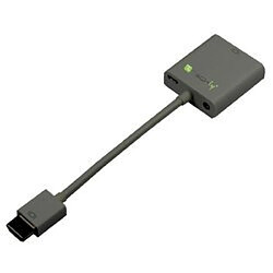 Adattatore video Manhattan Adattatore da HDMI a VGA con Micro USB e Audio