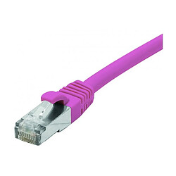 Abi Diffusion Cordon RJ45 catégorie 6 F/UTP LSOH snagless rose - 3 m