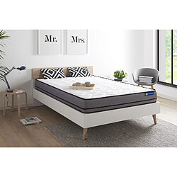 ACTISOM Matelas ACTILATEX 160x200cm 2 faces à MÉMOIRE DE FORME+LATEX 3zones de confort