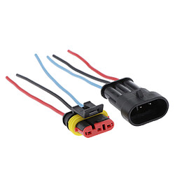 Acheter La Voiture A Caché La Prise De Fil électrique Avec Les Clips De Harnais De Fil De Câble 14AWG 3pin