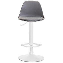 Acheter Non Tabouret de bar Kiel simili cuir blanc