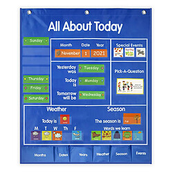 Outil d'enseignement éducatif Calendrier Sac suspendu Jouet pas cher