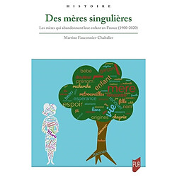 Des mères singulières : les mères qui abandonnent leur enfant en France (1900-2020) - Occasion