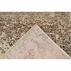 Acheter Paris Prix Tapis Tissé Abstrait à Poils Plats Charu Beige 80 x 150 cm