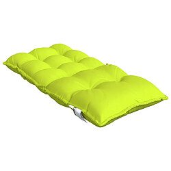 Acheter vidaXL Coussins de chaise à dossier bas lot de 6 vert vif