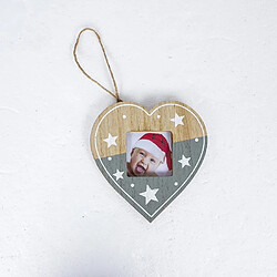 Wewoo 2 pcs photo de noël cadre de créatif pendentif décoration arbre de pendentifspécification amour gris