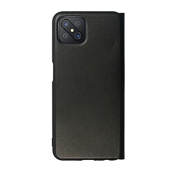 My Way Myway Étui pour Oppo Reno 4 Z Modèle Folio Case avec Emplacement de Carte Noir