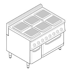 Cuisinière TECNOINOX