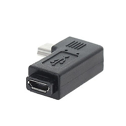 Universal Mini USB mâle à micro usb adaptateur féminin noir pas cher