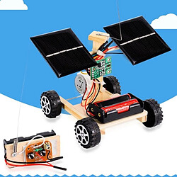 Wewoo Modèle de véhicule de télécommande sans fil de voiture en bois bricolage enfants jouets