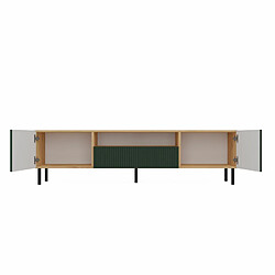 Avis Vivaldi Meuble TV Camilla Chene Artisan Vert 160 cm