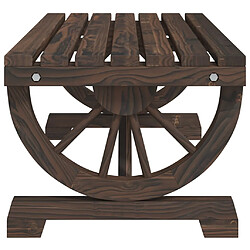 Acheter vidaXL Table basse de jardin 90x50x40 cm bois de sapin massif