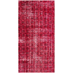 Vidal Tapis de laine 282x142 rouge Ultra Vintage