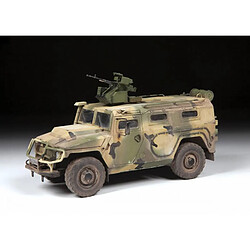 Avis Zvezda Maquette Voiture Maquette Camion Tigr-m With Remote Controlled Turret Arbalet-dm