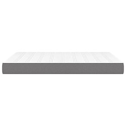 Avis Maison Chic Matelas de lit à ressorts ensachés, Matelas doux Gris foncé 140x190x20 cm -GKD47954