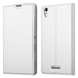 Cadorabo Coque Sony Xperia T3 Etui en Argent