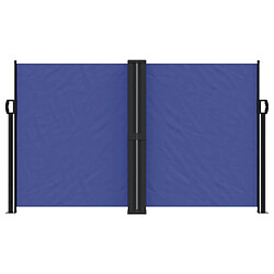 Avis Maison Chic Auvent latéral rétractable | Store latéral | Brise-vue latéral bleu 140x600 cm -GKD76417