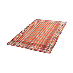 Vidal Tapis de laine 201x127 orange Jajim