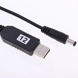 Avis USB DC 5V à 12V 5.5mm X 2.1mm DC Barrel Connecteur Mâle Jack Câble D'alimentation