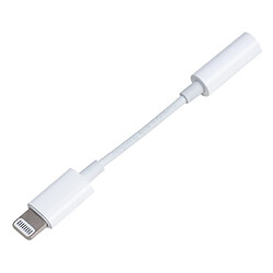 Adaptateur Jack 3.5mm vers Lightning Blanc Bigben