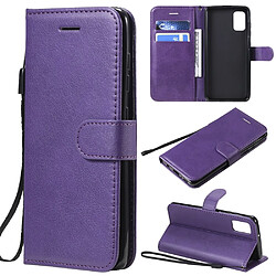 Etui en PU avec support violet pour votre Samsung Galaxy A41 (Global Version)