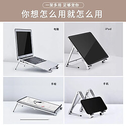 Acheter Universal Apple Laptop Air Pro HP Support Cooling Stand for iPad Stand for Phone | Stand for Phone Rep (Argent)