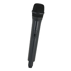 Accessoires de microphone sans fil en plastique classique faux jouet de poche micro noir pas cher