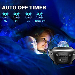 Avis Universal Projecteur LED Nightlight - 2 en 1 Sea Wave Star Sky Nightlight, avec haut-parleur de musique Bluetooth, capteur de son, télécommande, 360 ? P.