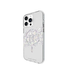 Avis CASE MATE Coque pour Apple iPhone 15 Pro Max MagSafe Modèle Karat "Touch of Pearl" Nacrée Gris