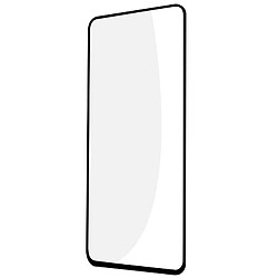 Avizar Verre Trempé pour Realme GT3 résistant dureté 9H Transparent bord biseauté noir