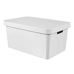 Curver Boîte de rangement avec couvercle Infinity 45L blanc