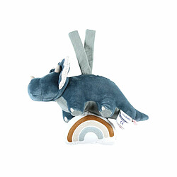 NOUKIES Mini peluche musicale tricératops Ops bleu - Noukie's pas cher