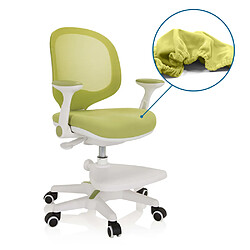 Chaise de bureau pour enfant KID ERGO Tissu/Tissu maille vert hjh OFFICE