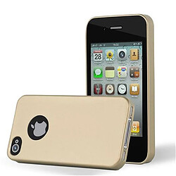 Cadorabo Coque iPhone 4 / 4S Etui en Or