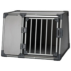 TRIXIE Cage de transport inclinée pour chiens L Alu graphite 39338