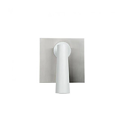 Leds C4 Applique avec liseuse Gamma Aluminium blanc 13 Cm