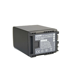 Vhbw Batterie Li-Ion 2400mAh pour caméscope CANON Legria HF M32, HF G25 remplace le modèle BP-827 - avec info-puce