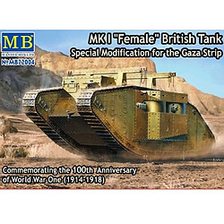 Master Box Maquette Char Mk I Female British Tank, Special Modification For The Gaza Strip