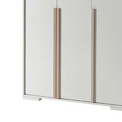 Avis Mes Armoire 3 portes blanc et naturel - BILLY