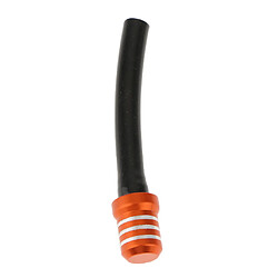 Tuyau De Tube De Reniflard De Soupape De Bouchon De Réservoir De Carburant De Gaz De Moto CNC Orange